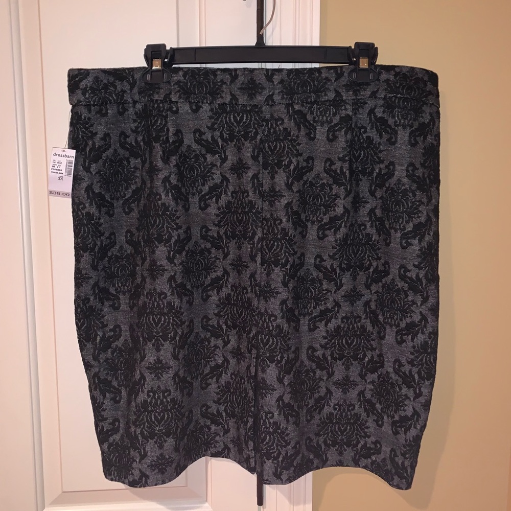 Black Paisley Skirt